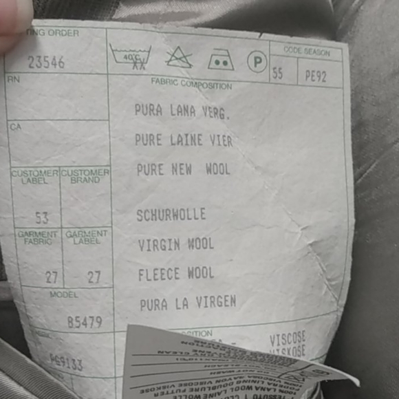 Conte Di Roma 2 Button Suit Jacket - Picture 8 of 12